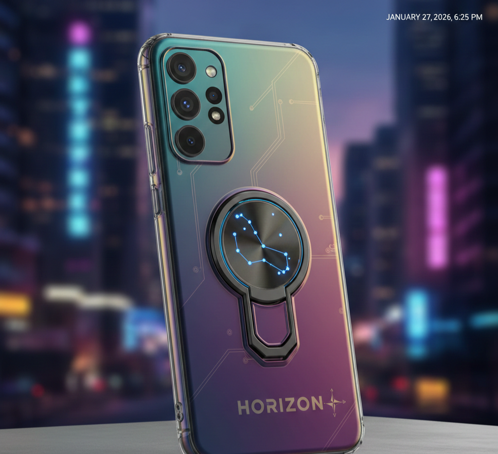 غلاف بمثبت للأصابع